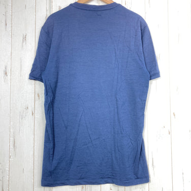 【Men's XS ネイビー系】 Icebreaker ( アイスブレーカー ) メリノ150テックライトIIIショートスリーブティー メリノウール ウェア トップス インナー シャツ ショートスリーブTシャツ クルーネック ウール z00054307  ウール ショ