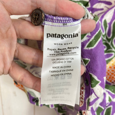 【Baby's 3T パープル系】 2018 Patagonia ( パタゴニア ) パタロハ ロンパース Pataloha Romper Ulu Paradise Light Acal / ULUL オーガニックコットン ウェア ドレス ワンピース z00058082