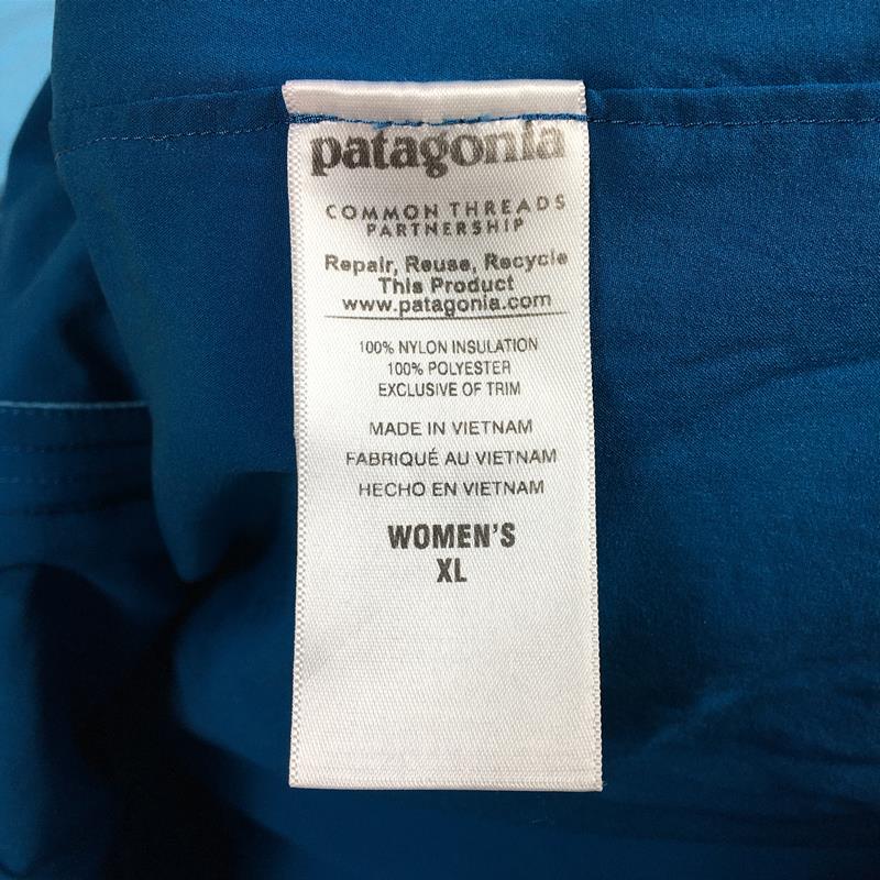 【Women's XL ブルー系】 Patagonia ( パタゴニア ) ナノエア フーディ Nano-Air Hoody ジャケット フルレンジ インサレーション 84265 International Women's ULT 化繊インサレーション アウター ジャケ