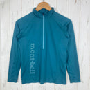 【Women's S ブルー系】 Montbell ( モンベル ) クールライト ロングスリーブ ジップ シャツ Cool Light Long Sleeve Zip Shirt ポリエステル ウェア トップス インナー シャツ ロングスリーブシャツ 化繊 z000-1
