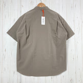 【Men's XL ベージュ系】 Ridge Mountain Gear ( リッジマウンテンギア ) ベーシックショートスリーブシャツ Basic Short Sleeve Shirt Tawny Brown ポリエステル ウェア トップス インナー シャツ ロング
