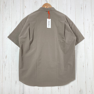 【Men's XL ベージュ系】 Ridge Mountain Gear ( リッジマウンテンギア ) ベーシックショートスリーブシャツ Basic Short Sleeve Shirt Tawny Brown ポリエステル ウェア トップス インナー シャツ ロング