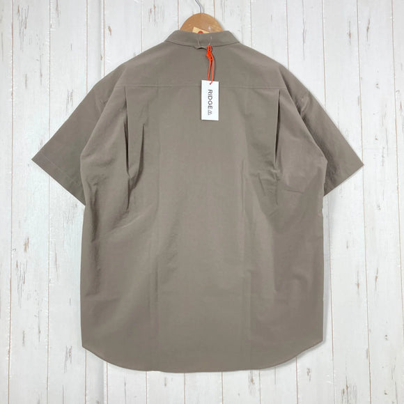 【Men's XL ベージュ系】 Ridge Mountain Gear ( リッジマウンテンギア ) ベーシックショートスリーブシャツ Basic Short Sleeve Shirt Tawny Brown ポリエステル ウェア トップス インナー シャツ ロング