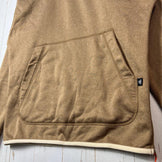 Men's Small Beige Ridge Mountain Gear Power Stretch Pull Hoodie, Desert Dune, Polyester, Top, Undershirt, Hoodie