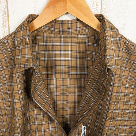 【Men's M ブラウン系】 Ridge Mountain Gear ( リッジマウンテンギア ) メリノ ベーシック ロングスリーブ シャツ Merino Basic Long Sleeve Shirt メリノウール Asian Men's Mocha Plai