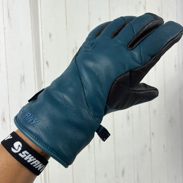 Men's Medium Navy Swany Alaska AV / LTD Leather Gloves with GORE-TEX (Gore-Tex) z00053581 AV / LTD Gloves