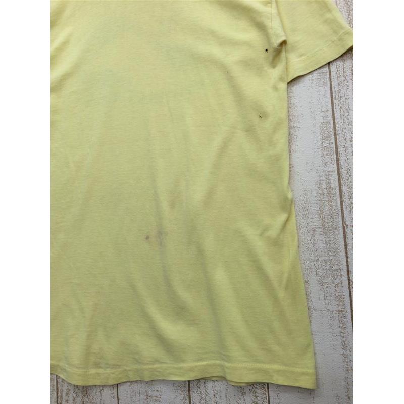 [Men's M Yellow] Colorado Winter Park Belton T-shirt Discontinued model Vintage International Men's Synthetic Short Sleeve T-shirt Crew Neck Inner Shirt Tops Wear