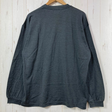 【Unisex L グレー系】 Static ( スタティック ) ヤク ウール ロングスリーブシャツ Yak Wool Longsleeve Shirt ウール ウェア トップス インナー シャツ ロングスリーブシャツ ウール z00058662  ウール ロング - 0