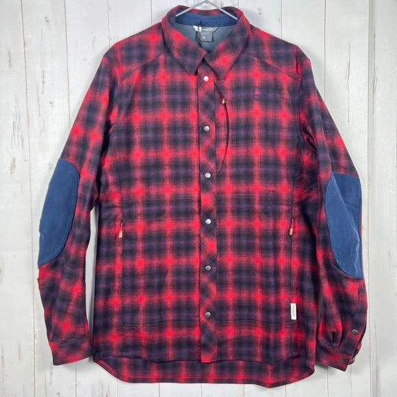 【Men's M ワインレッド系】 Norrona ( ノローナ ) タモック ウール シャツ メンズ Tamok Wool Shirt M's 1206-19 1201 TAWNY PORT z00056108 1201 TAWNY PORT ウール ロングスリーブシ