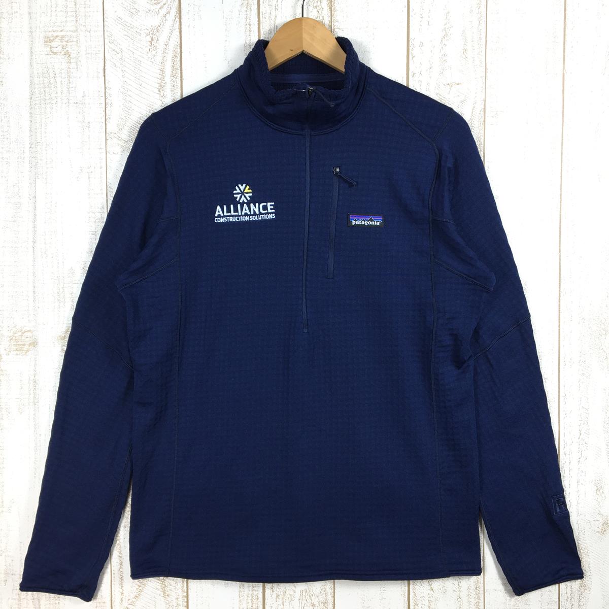 【男款S海军蓝】巴塔哥尼亚（Patagonia）R1 Pullover R1 Pullover Regulator Polartec Power Dry 抓绒夹克企业制服难求40110国际男 CN