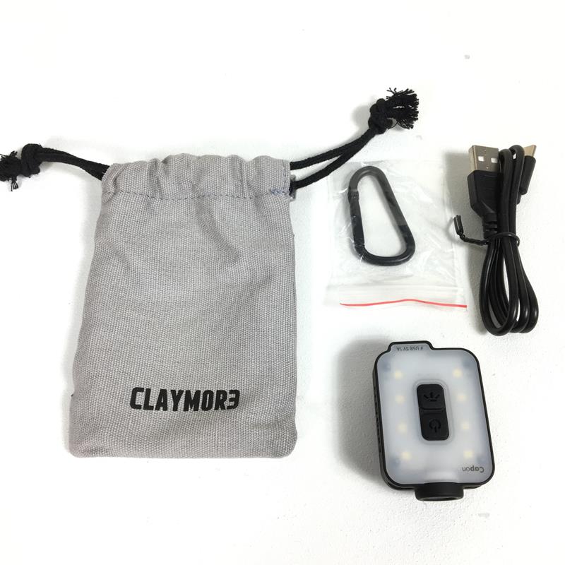 【OneSize ブラック系】 Claymore ( クレイモア ) キャップオン 40B Capon 40B 230ルーメン Usb充電 400Mah Ledキャップライト ヘッドランプ ランタン 投光器 Clp-210Bk CLP-210 Black ヘッドラン