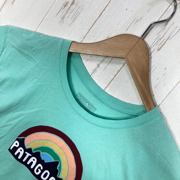 【Girl's M ブルー系】 2019 Patagonia ( パタゴニア ) グラフィック オーガニック ティーシャツ Graphic Organic T-Shirt FRRV オーガニックコットン ウェア トップス インナー シャツ ショートスリーブTシャツ