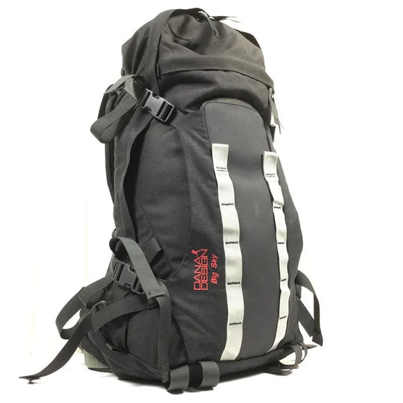 【L ブラック系】 Dana Design ( デイナデザイン ) ビッグスカイ Big Sky バックパック ブラック アメリカ製 キラービーシリーズ デイナデザイン随一の名作 生産終了モデル 入手困難 Black / Red 容量【30L～54L】 - 【公式】2ndGEAR（セカンドギア）Webショップ【登山用品・アウトドア用品専門 買取販売店】