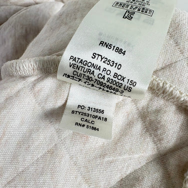【Women's M ベージュ系】 2018 Patagonia ( パタゴニア ) オーガニック コットン キルト クルー Organic Cotton Quilt Crew CALC オーガニックコットン ウェア トップス アウター ジャケット コットン z0005