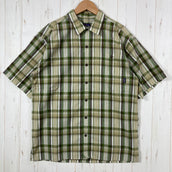 【Men's S グリーン系】 2010 Patagonia ( パタゴニア ) パッカーウェア シャツ Puckerwear Shirt CSF 生産終了モデル 入手困難 ウェア トップス インナー シャツ ショートスリーブシャツ 化繊 z00053390 CSF