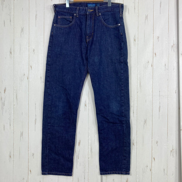 【Men's 31-32 ネイビー系】 2016 Patagonia ( パタゴニア ) フランネル ラインド フィット ジーンズ Flannel Lined Straight Fit Jeans オーガニックコットン ウェア ボトムス ロングパンツ コットン z00059