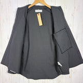 【Unisex 3 ブラック系】 Axesquin Elements ( アクシーズクインエレメンツ ) ギンガム サッカー の ショート カラー シャツ ポリエステル ウェア トップス インナー シャツ ロングスリーブシャツ 化繊 z00058149  化繊 ロング