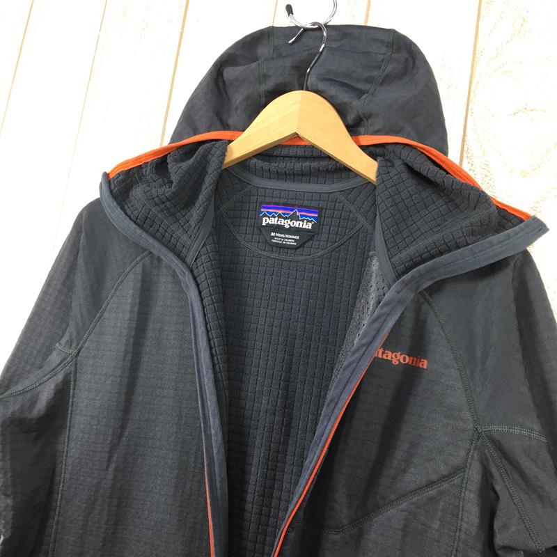 [男式 M 灰色] Patagonia R1 连帽衣调节器 Polartec Power Dry 抓绒夹克套头衫 40074 国际男式 FGE 锻造灰色