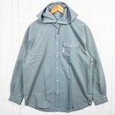【Men's L グリーン系】 Ridge Mountain Gear ( リッジマウンテンギア ) フーデッド ロングスリーブ シャツ Hooded Long Sleeve Shirt Sage Green ポリエステル ウェア トップス インナー シャツ フーデ - 【公式】2ndGEAR（セカンドギア）Webショップ【登山用品・アウトドア用品専門 買取販売店】