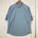 【Unisex M ブルー系】 Nruc ( ヌルク ) ギャスパー エア シャツ GASPER Air SHIRT Light Blue TORAY Dot Air / 2WAYストレッチ / 速乾 ポリエステル ウェア トップス インナー シャツ ショートスリー-1