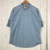 【Unisex M ブルー系】 Nruc ( ヌルク ) ギャスパー エア シャツ GASPER Air SHIRT Light Blue TORAY Dot Air / 2WAYストレッチ / 速乾 ポリエステル ウェア トップス インナー シャツ ショートスリー
