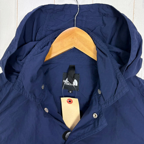 【Men's S ネイビー系】 The North Face ( ザ・ノースフェイス ) ジャーニーズ テック インディゴ コート Journeys Tech Indigo Coat ID インディゴ 生産終了モデル 入手困難 インディゴ製品染め 撥水 フード着脱