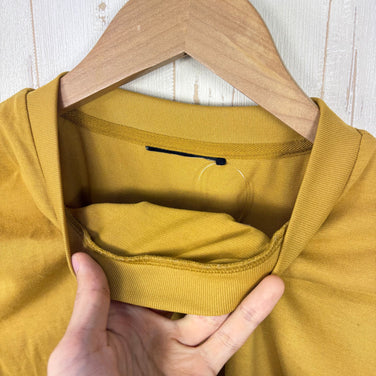 【Men's M ベージュ系】 Mountain Equipment ( マウンテンイクイップメント ) リブ ティー RIB TEE ポリエステル ウェア トップス インナー シャツ ショートスリーブTシャツ クルーネック 化繊 z00054270  化繊 ショー