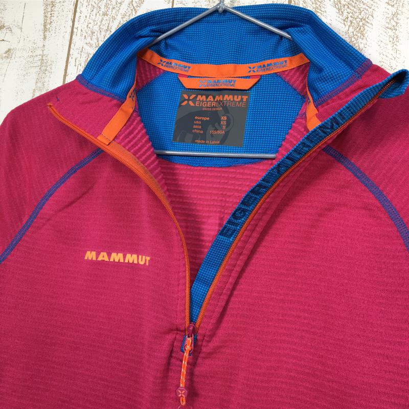 【Women's XS ピンク系】 Mammut ( マムート ) シュネフェルド ジップ プル ライト Schneefeld Zip Pull Light アイガーエクストリーム ポーラテック パワードライ 1040-01021 International Women