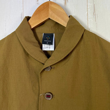 Unisex, Small, Brown, Axesquin Yamani Nobotta Kamoshirenai Light Blue Nylon Long Sleeve Shirt, Synthetic Fiber, z00053539