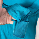 【Women's XS ブルー系】 2010 Patagonia ( パタゴニア ) オーバトー トップ OZG 生産終了モデル 入手困難 オーガニックコットン ウェア トップス インナー シャツ ロングスリーブTシャツ クルーネック コットン z00059886 OZ