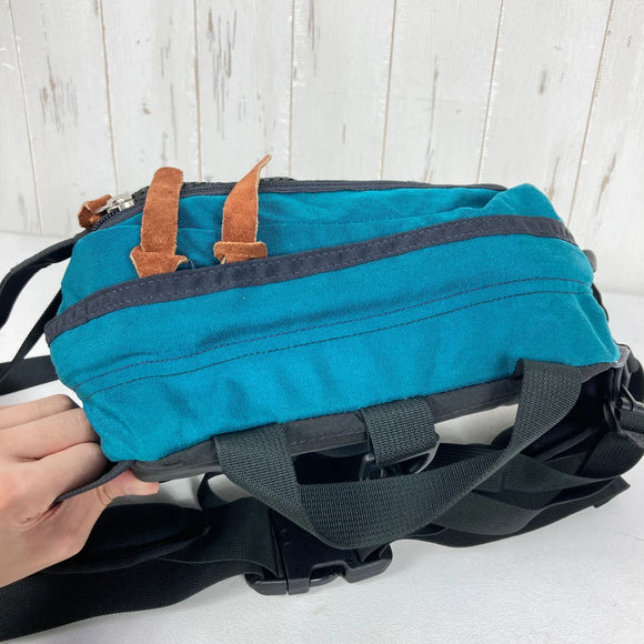 【M グリーン系】 1993 Gregory ( グレゴリー ) スリック ロック Slick Rock 青タグ 旧タグ 生産終了モデル 入手困難 ビンテージ コーデュラナイロン製 ナイロン バッグ ストレージ ウエストバッグ ヒップパック z00058