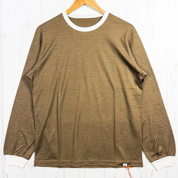 【Men's M ブラウン系】 Ridge Mountain Gear ( リッジマウンテンギア ) アンワインド メリノ ティー ロングスリーブ Unwind Merino Tee Long Sleeve Rustic Bronze メリノウール ウェア トップス - 【公式】2ndGEAR（セカンドギア）Webショップ【登山用品・アウトドア用品専門 買取販売店】