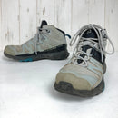 【Women's 23.5cm グレー系】 Salomon ( サロモン ) エックス ウルトラ 4 ミッド ワイド ゴアテックス X ULTRA 4 MID WIDE GORE-TEX QUARRY / BLACK / LEGION BLUE フットウェア トレッキングブーツ-1