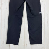 【Men's XS ブラック系】 Millet ( ミレー ) デュランス II ストレッチパンツ Durance II Stretch Pants ナイロン ウェア ボトムス ロングパンツ ソフトシェル z00059150  ソフトシェル ロングパンツ ボトムス ウ