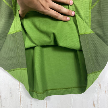 【Men's M グリーン系】 Montbell ( モンベル ) クール ハーフスリーブ ジップシャツ Cool Half‑Sleeve Zip Shirt ポリエステル ウェア トップス インナー シャツ ショートスリーブシャツ 化繊 z00058587  化繊