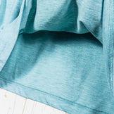 The North Face 男款短袖混色混纺logo T恤，L码，蓝色。涤纶。上衣/内衬。