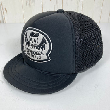 【OneSize ブラック系】 Hungerknock Originals ( ハンガーノック オリジナルス ) スカル ツバタン キャップ Skull Tsubatan Cap 生産終了モデル 入手困難 ポリエステル ウェア ウェア小物 ヘッドウェア キャップ z