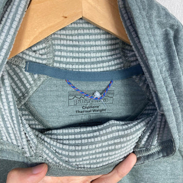 [男款 L 绿] 2023 Patagonia Capilene Thermal Hoodie STGX 涤纶羊毛夹克 (z00053792) STGX 羊毛外套夹克上衣