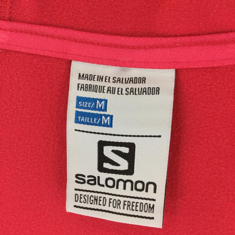 [女式 M 粉色] Salomon Jp Discovery 连帽衫 女式 Jp Discovery 连帽衫 W L37632400 女式羊毛外套夹克上衣