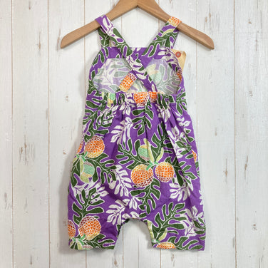 【Baby's 3T パープル系】 2018 Patagonia ( パタゴニア ) パタロハ ロンパース Pataloha Romper Ulu Paradise Light Acal / ULUL オーガニックコットン ウェア ドレス ワンピース z00058082
