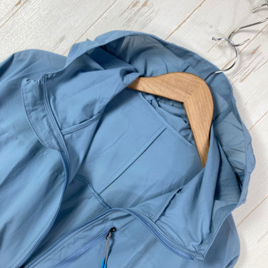 【Unisex S ブルー系】 Paper Sky Wear ( ペーパースカイ ウェア ) ウィンド シェル フーディー Wind Shell Hoodie 73（Blue Gray） ナイロン ウェア トップス アウター ジャケット ウィンドシェル z00056