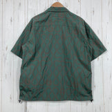 【Men's L グリーン系】 Danner ( ダナー ) ピンズ プリント スナップ シャツ PINS PT SNAP SHIRTS Green Ultra Heavy（ウルトラヘビー）SHELTECH（シェルテック）トリプルコラボ ナイロン ウェア トップス