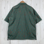 【Men's L グリーン系】 Danner ( ダナー ) ピンズ プリント スナップ シャツ PINS PT SNAP SHIRTS Green Ultra Heavy（ウルトラヘビー）SHELTECH（シェルテック）トリプルコラボ ナイロン ウェア トップス