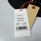 One Size Black Ridge Mountain Gear Field Hat, Abyss Black Nylon, z00053683