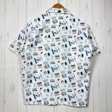【Unisex XS ホワイト系】 Black Brick ( ブラックブリック ) ドライ アクティブ アロハ Dry Active Aloha ポリエステル ウェア トップス インナー シャツ ショートスリーブシャツ 化繊 z00060488  化繊 ショートスリー