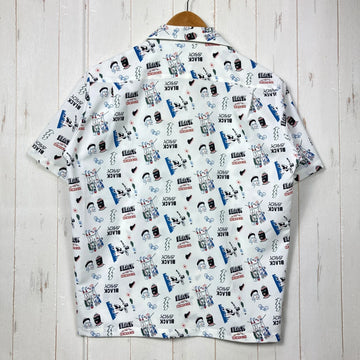 【Unisex XS ホワイト系】 Black Brick ( ブラックブリック ) ドライ アクティブ アロハ Dry Active Aloha ポリエステル ウェア トップス インナー シャツ ショートスリーブシャツ 化繊 z00060488  化繊 ショートスリー - 0