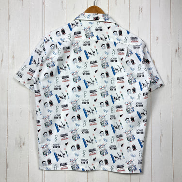 【Unisex XS ホワイト系】 Black Brick ( ブラックブリック ) ドライ アクティブ アロハ Dry Active Aloha ポリエステル ウェア トップス インナー シャツ ショートスリーブシャツ 化繊 z00060488  化繊 ショートスリー