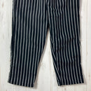 【Unisex S ブラック系】 Red Kap ( レッドキャップ ) バギー シェフ パンツ Spun Polyester Baggy Chef Pant チョークストライプ Chef Designs ( シェフデザインズ ) ポリエステル ウェア ボトムス ロン-3