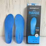 [Size 25.0-27.0cm Blue] Superfeet All-Purpose Support Medium Arch, Size D, Footwear Insole z00053020