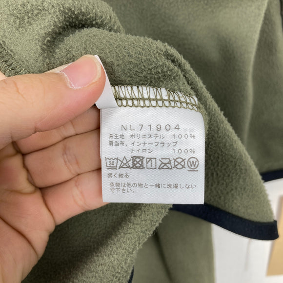 【Men's L グリーン系】 The North Face ( ザ・ノースフェイス ) マウンテン バーサ マイクロ ジャケット Mountain Versa Micro Jacket 軽量マイクロフリース 静電ケア ポリエステル ウェア トップス アウター ジャ